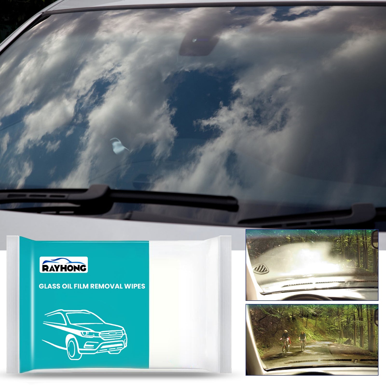 Glass Oil Film Removal Wipes