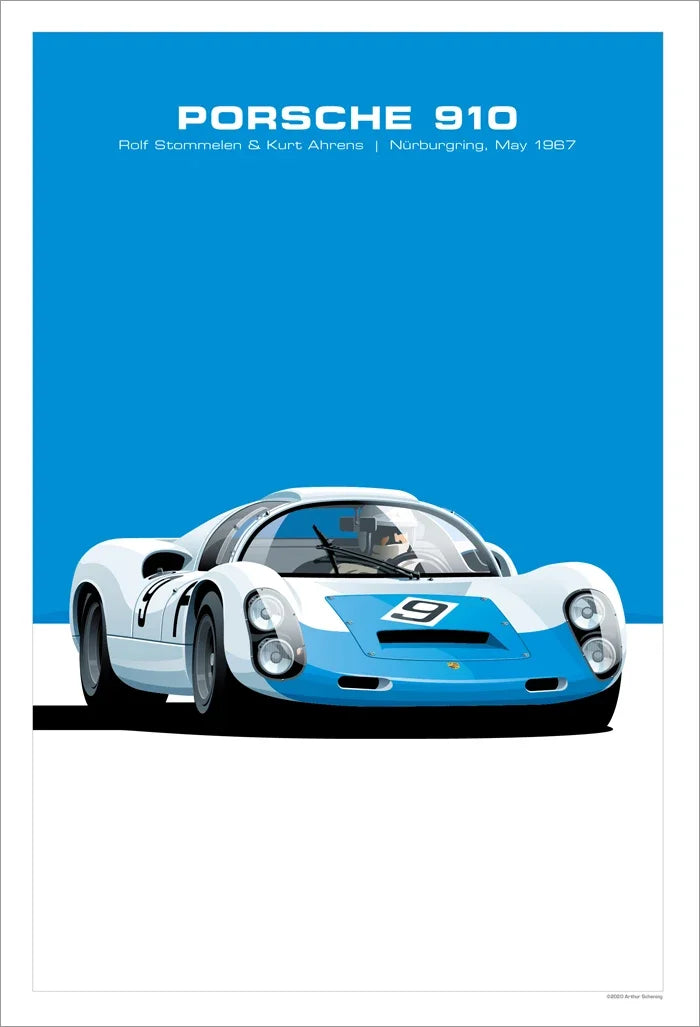 Retro Car Wall Art