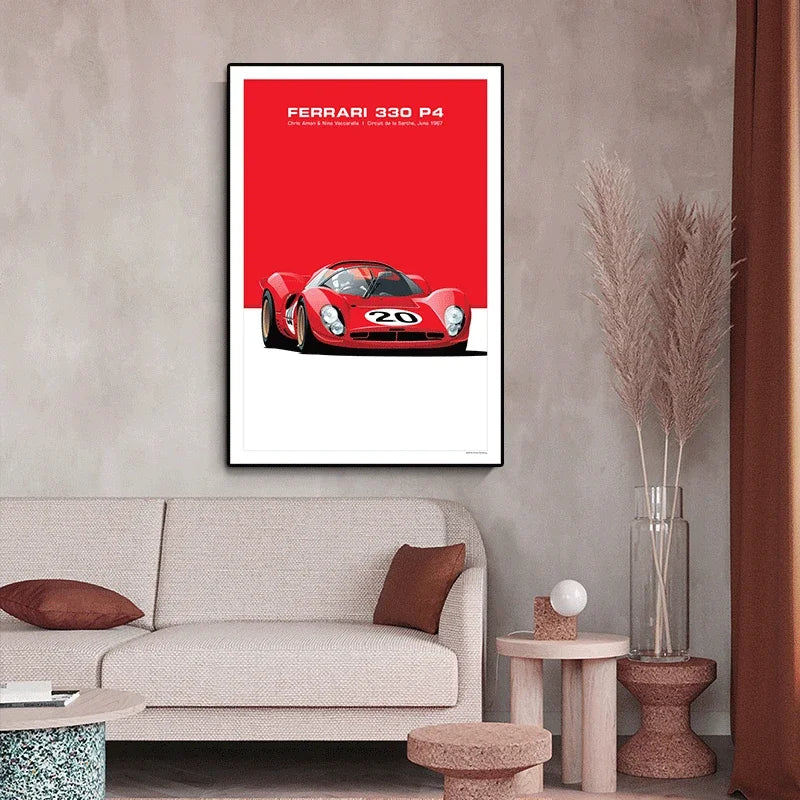 Retro Car Wall Art