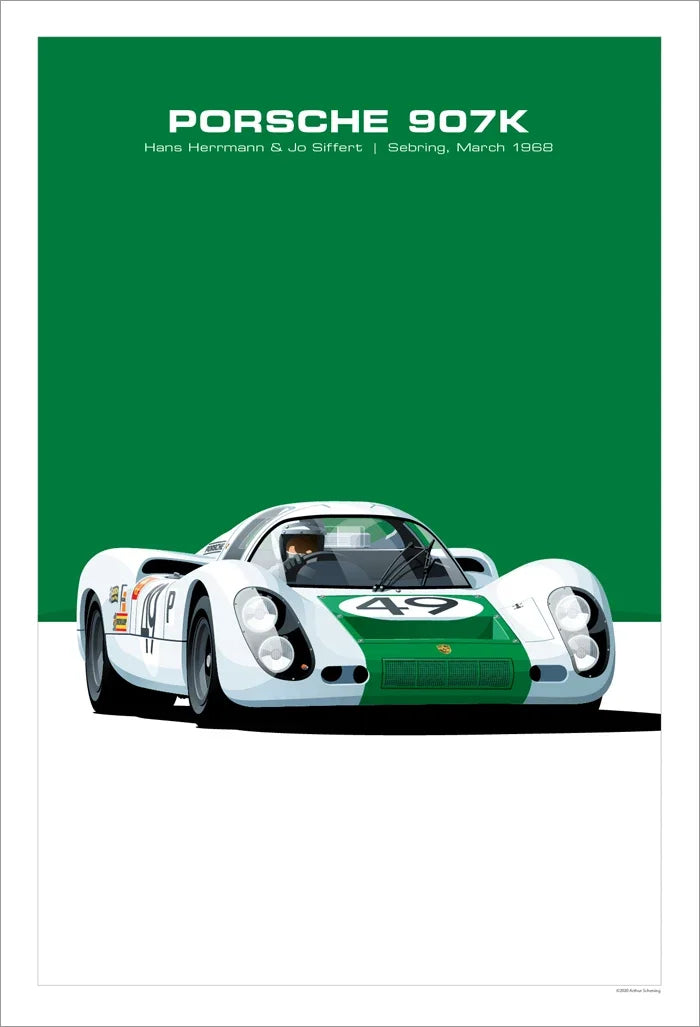 Retro Car Wall Art