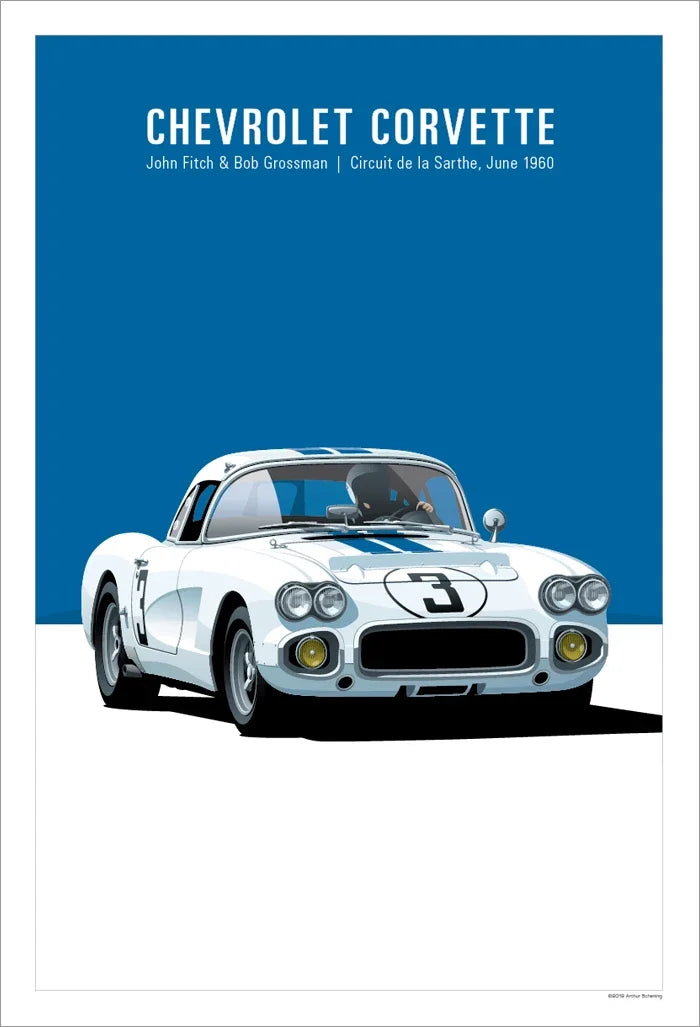 Retro Car Wall Art