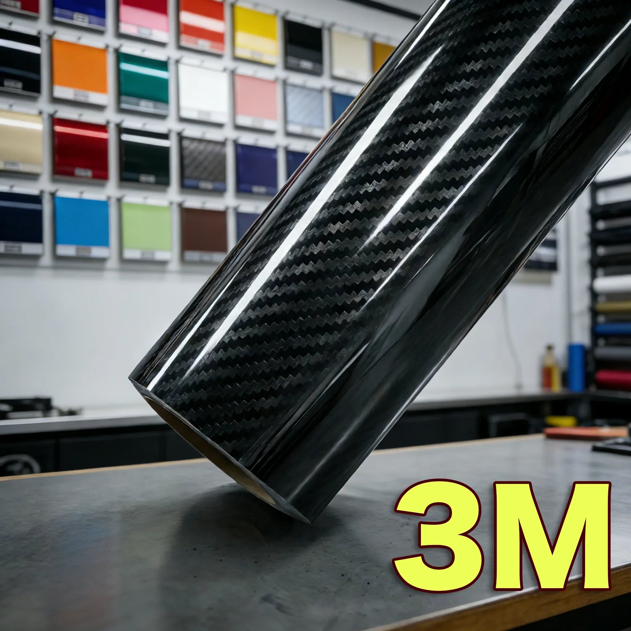 Vinyl Carbon Fiber Wrap