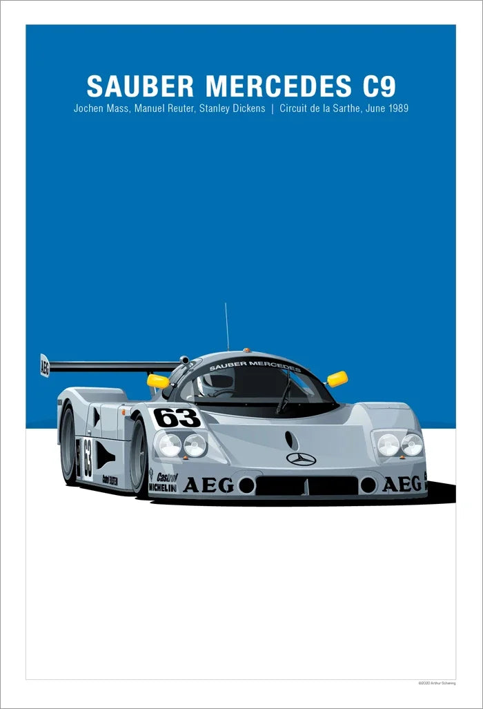 Retro Car Wall Art