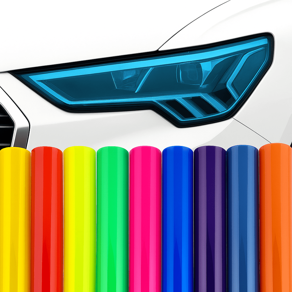 Transparent Headlight & Taillight Tint Film