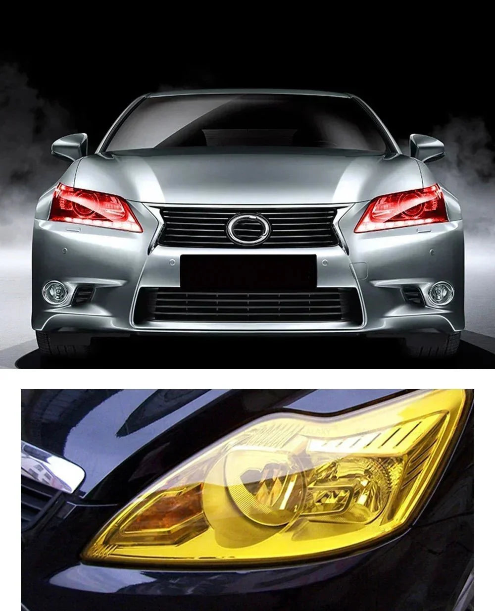 Transparent Headlight & Taillight Tint Film