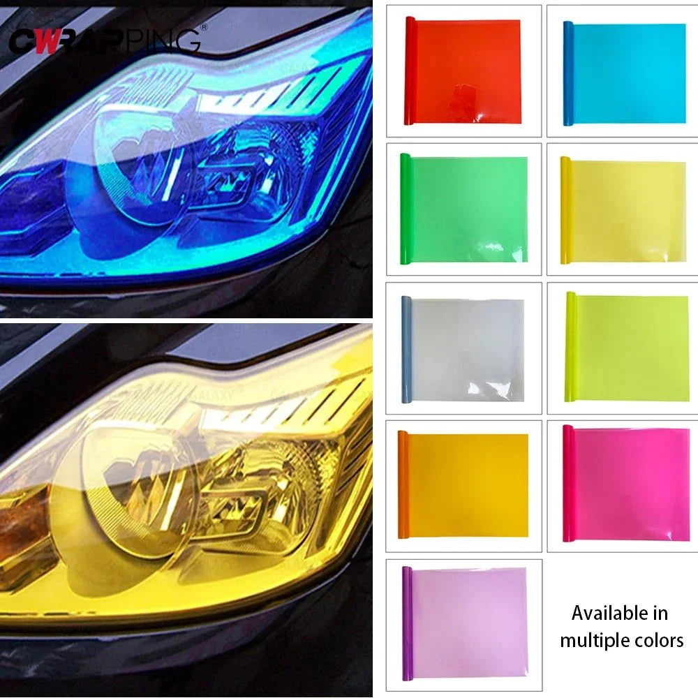 Transparent Headlight & Taillight Tint Film